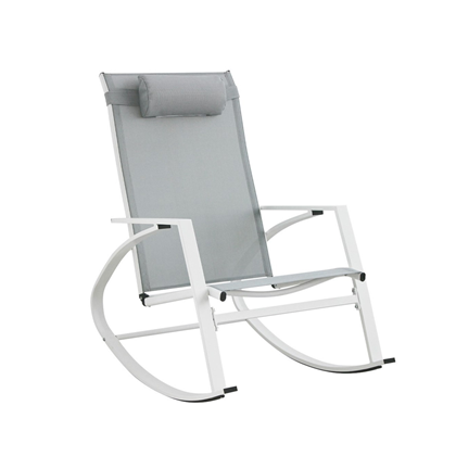 Outdoor Swing Armchair White