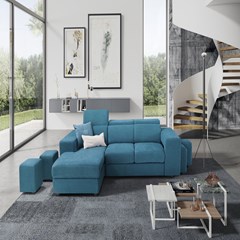 Sofa Bed 2-Seater With Chaise Lounge Left 00293-R23