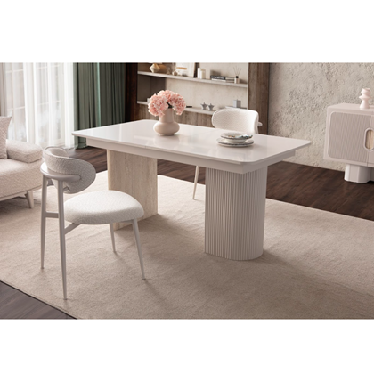 Dining Table 160-200 – Sand Grey