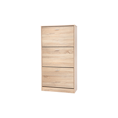 Shoes Cabinet 63x24x120cm MDF – Oak