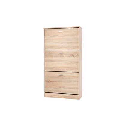 Shoes Cabinet 63x24x120cm MDF – Oak