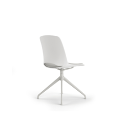 White PP Seat and Back Chair