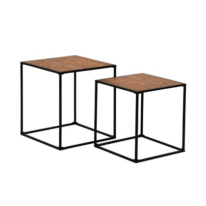 Set of 2 Square Coffee Tables