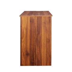 Extendable Dining Table Wood Grain Finish