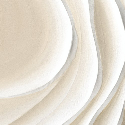 Sandy Waves Acrylic Painting – Warm White 80x100 cm