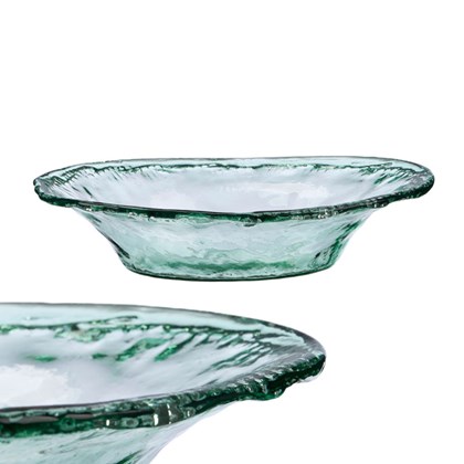 Oval Glass Centrepiece Dish