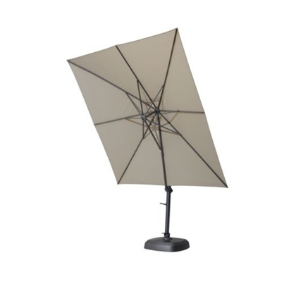 Sidepole Umbrella Siesta Prem 3x3m Taupe