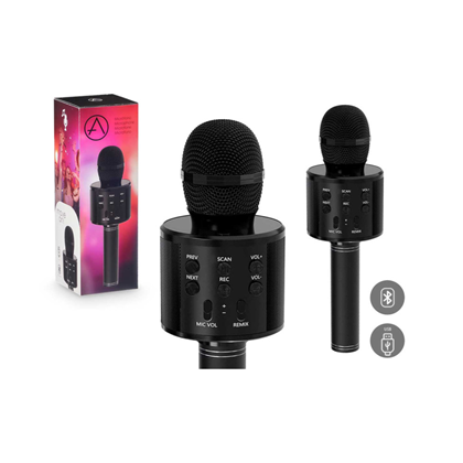 Microphone Bluetooth Speaker – Black