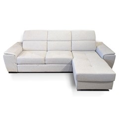Sofa 3 Seater with Chaise Reversible - Light Grey