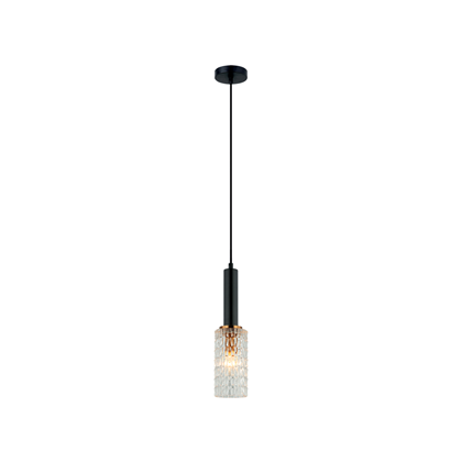 Lira Pendant Lamp – Black/Transparent