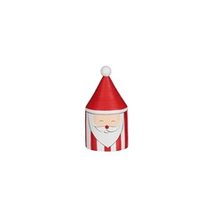 Decoration Santa Red l8xw8xh15cm