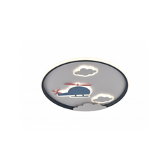 LED Ceiling Light 78W – White & Black