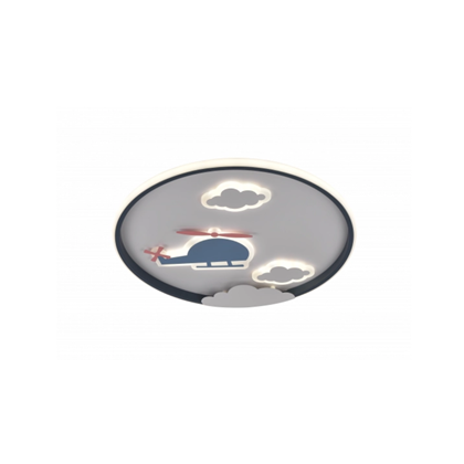 LED Ceiling Light 78W – White & Black