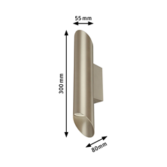 Asti LED Wall Light – Champagne Gold