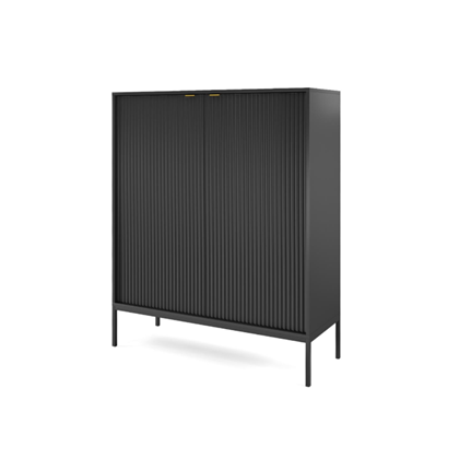 Sideboard with 2 Doors – Black