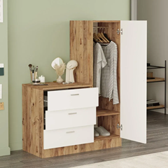Dressing Table In Pine and White