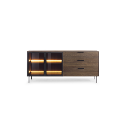 Chest of Drawers 181 2D3s + LED – Dunin Oak