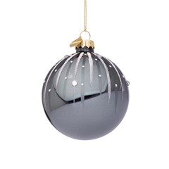 Beloved Silver Bauble 8cm
