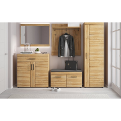 Wardrobe PVC Oak Grandson – Right Hand