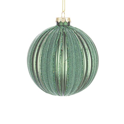 Clio Green Glass Ball 8cm