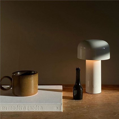 Mushroom Table Lamp Grey