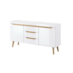 Sideboard – 2 Door 3 Drawers White