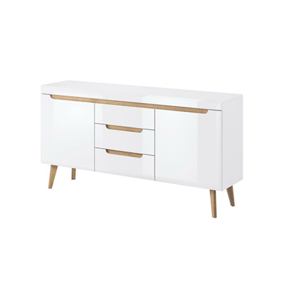 Sideboard – 2 Door 3 Drawers White