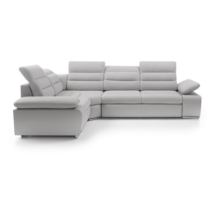Corner Sofa Bed with Chaise Left 225cm – Light Grey