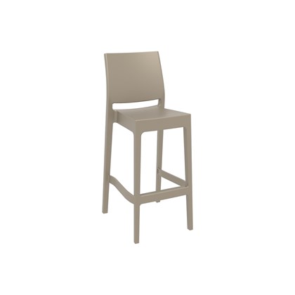 Bar Stool  75 cm Taupe
