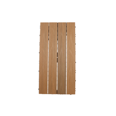 Outdoor WPC Tiles 30x60x2.1cm - Teak