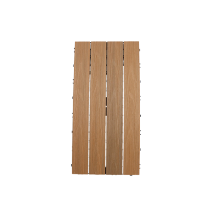 Outdoor WPC Tiles 30x60x2.1cm - Teak