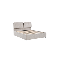 Upholstery Bed with Gaslift - Beige 180x200