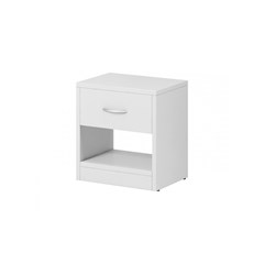 Bedside Cabinet  - White