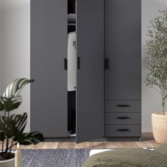 Sprint Wardrobe with 3 doors & 3  drawers