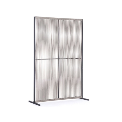 Beige Room Divider - Charcoal & Grey