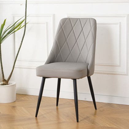Dining Chair Light Grey W48xd59xh93cm
