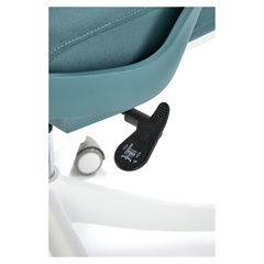 Office Chair Adjustable – Turquoise & White