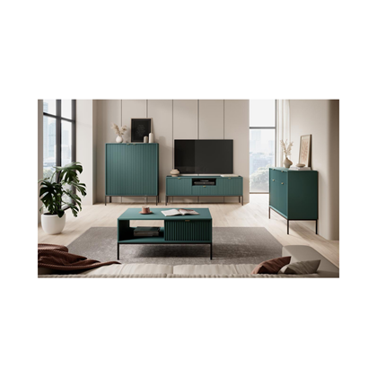 Coffee Table With Drawer – Green