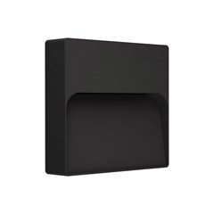 Black Plastic  Wall  Light  8W IP65