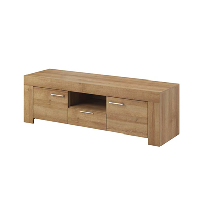 TV Unit with Shelf – Riviera Oak