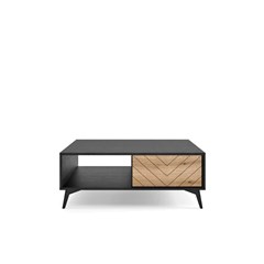 Coffee Table - Oak & Black