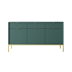 Sideboard 3 Doors 3 Drawers – Green