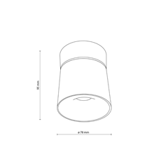 Moving Spotlight White 12W
