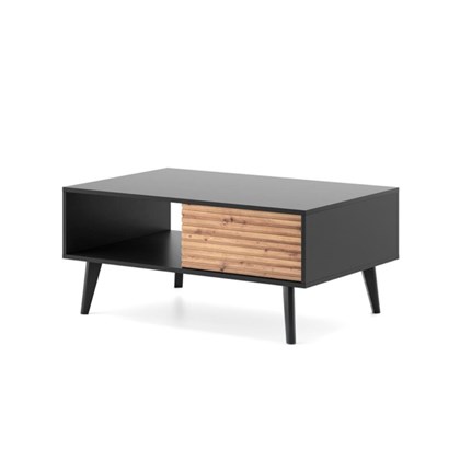 Coffee Table – Black & Oak