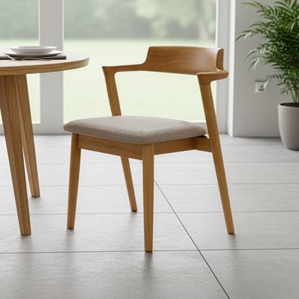Dining Chair - Light Grey