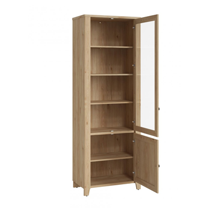 2D Display Cabinet – Jackson Hickory & Amadeus
