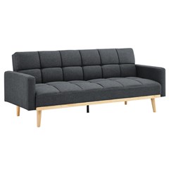 Sofa Bed 3-Seater - Dark Grey