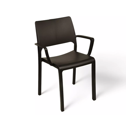 Dark Grey Plastic Chair