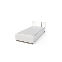 Bed 90x200 – White & Kronberg Oak