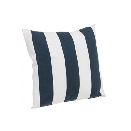 White-Blue Stripes Cushion 43x43